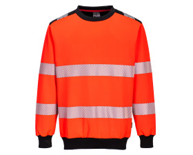 PW3 HI-VIS KÖRNYAKÚ PULÓVER