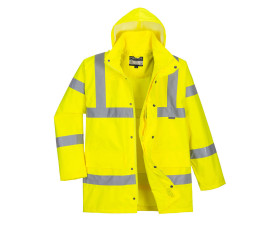 Hi-Vis légáteresztő rain traffic kabát