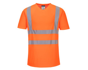 Hi-Vis pamut póló pamut hálós betétes póló S/S