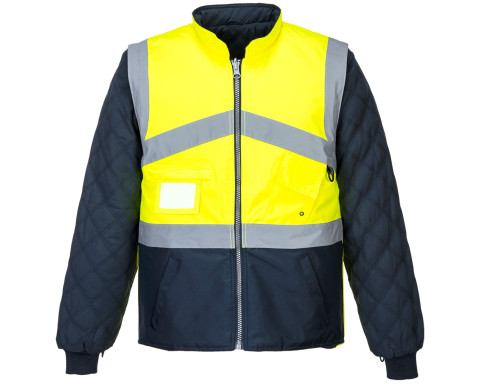 Hi-Vis kéttónusúkabát - kifordítható