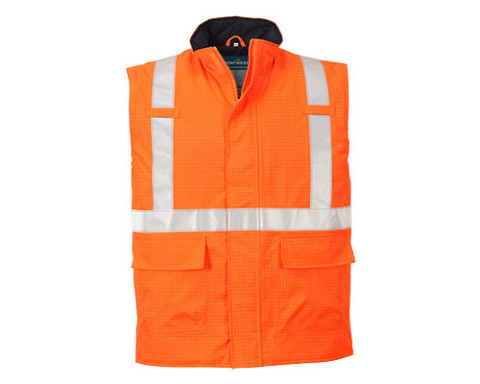 Bizflame Rain Hi-Vis antisztatikus FR lángálló mellény